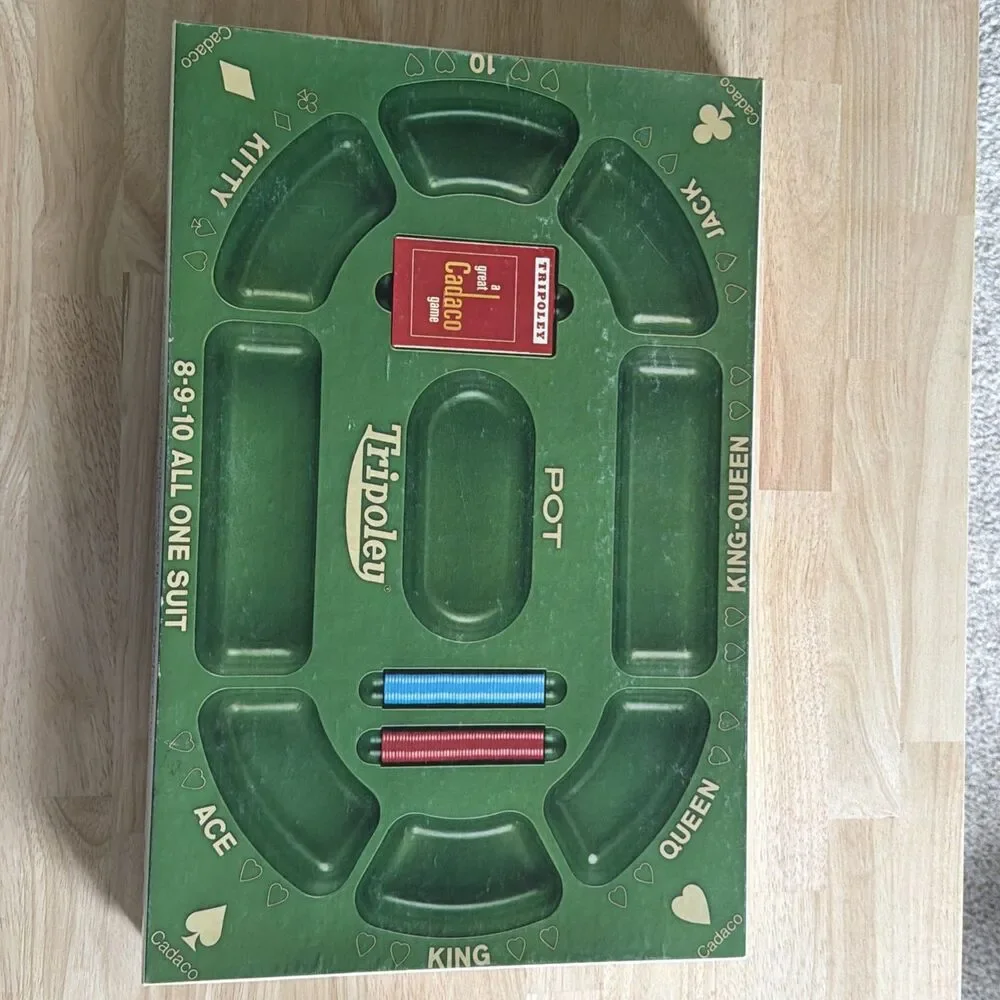 TRIPOLEY SPECIAL EDITION #300 - VINTAGE 1960 CADACO MICHIGAN RUMMY GAME + BONUS